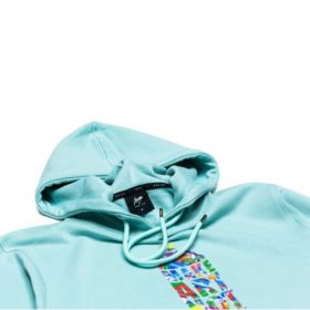 MAKE ART HOODIE TYFANY BLUE 