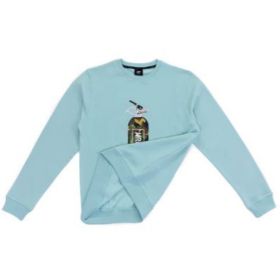 ON FIRE CREWNECK TYFANY BLUE 