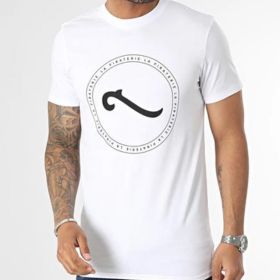 T SHIRT CIRCLE  WHITE